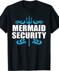Mermaid Security Swimmer Swimming T-Shirt