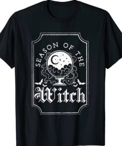 Fall Season of the Witch Edgy Halloween Shirt