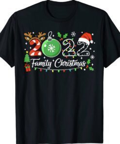 Family Christmas 2022 Merry Xmas Ball Light Garden Reindeer Shirt