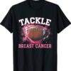 Tackle Football Pink Ribbon Breast Cancer Awareness Shirt