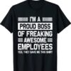 Boss Day Employee Appreciation Office Shirt