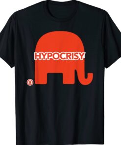 Red Hypocrisy Elephant Shirt