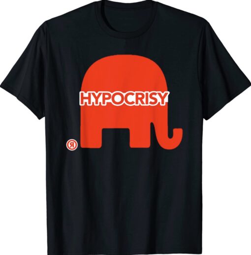 Red Hypocrisy Elephant Shirt