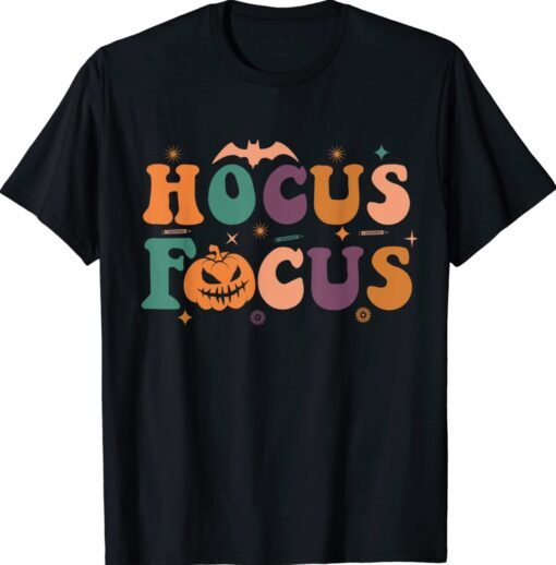 Funny Hocus Focus Teacher Halloween Hocus Pocus Teacher Shirt