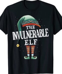 Invulnerable Elf Christmas Group Xmas Pajama Party Shirt