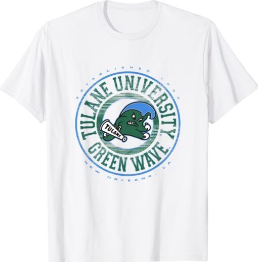 Tulane Green Wave Showtime White Officially Licensed Shirt