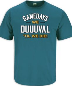 Gamedays We Duuuval Jacksonville Shirt