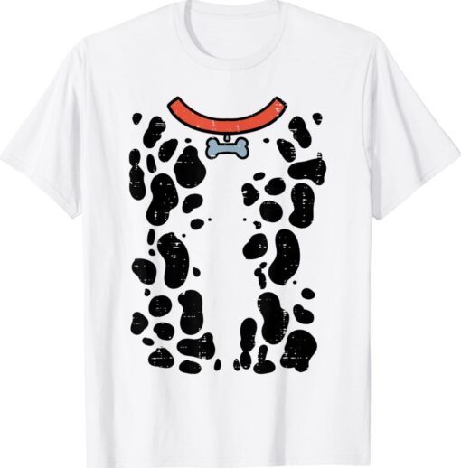 Red Dalmatian Costume Funny Halloween Dog Shirt