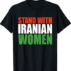 Stand with Iranian Women Life Freedom Free Iran Shirt