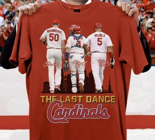 Yadi Waino Pujols One Last Run 2022 Cardinals T-Shirt