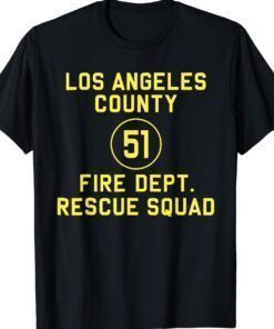 Truck Side 51 Emergency Squad Reproduction Logo Essential Shirt