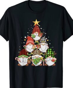 Christmas Gnome Funny Family Pajamas Gnome Tree Xmas Shirt