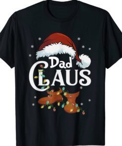 Dad Claus Santa Funny Christmas Pajama Matching Family Shirt