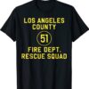 Truck Side 51 Emergency Squad Reproduction Logo Essential Shirt