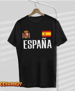 Spain Flag Espana Football Soccer Fan T-Shirt