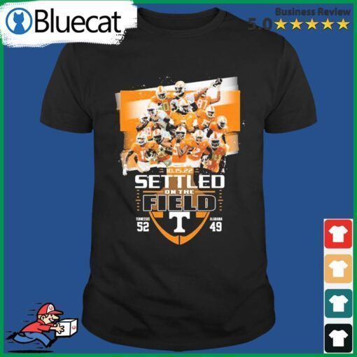 Tennessee Volunteers Champions 2022 Settled On The Field Shirt