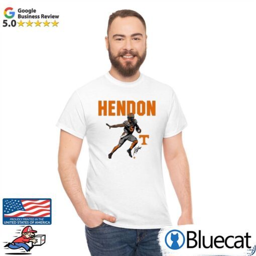 Tennessee Volunteers Hendon Hooker Signature Pose Shirt