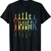 Think Retro Vintage Chess Pieces Player T-Shirt