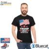 Trump 2024 Never Again American Flag Shirt
