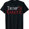 Trump Gaetz 2024 Matt Geatz 2024 America USA Plag T-Shirt