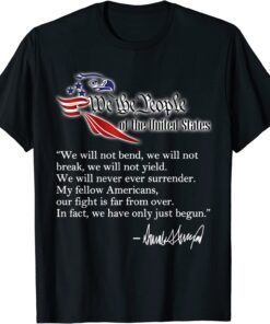 We The People Trump 2024 Red Wave Midterms 2022 Red Eagle T-Shirt