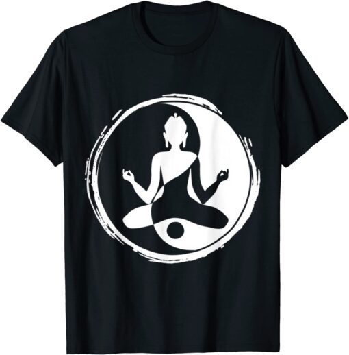 Yin Yang Design Spiritual Yoga Meditation Zen Buddhism T-Shirt