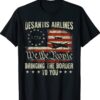 American Flag Desantis Airlines Bringing The Border To You Shirt