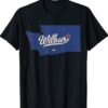 Wilbur Washington WA Map Shirt