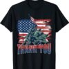 Veterans Day American Flag Thank You Military Honor Vintage TShirt