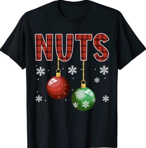 Chest Nuts Matching Chestnuts Funny Christmas Couples Nuts Shirt