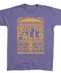 DECK THE FALLS PURPLE T-SHIRT