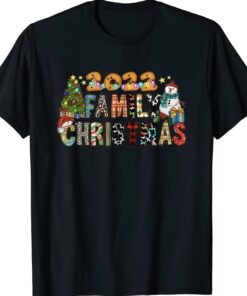 Funny 2022 Family Christmas Matching Tree Lights Xmas Shirt