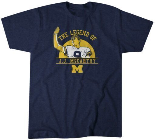 Michigan Football Legend of JJ McCarthy Shirt