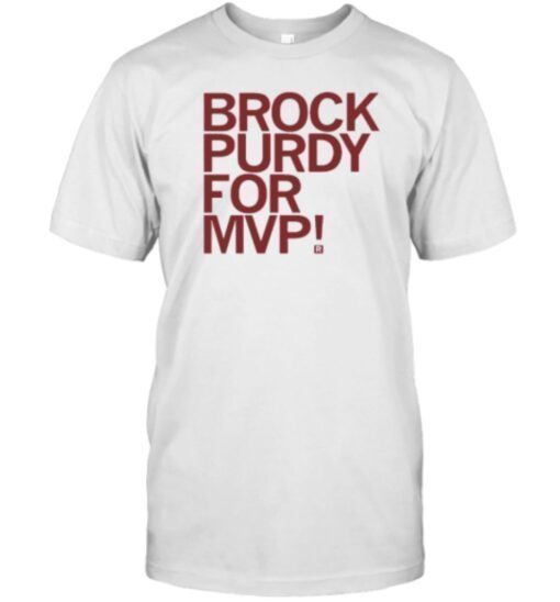 Raygun Nfl 49ers Brock Purdy For Mvp Tee Shirts