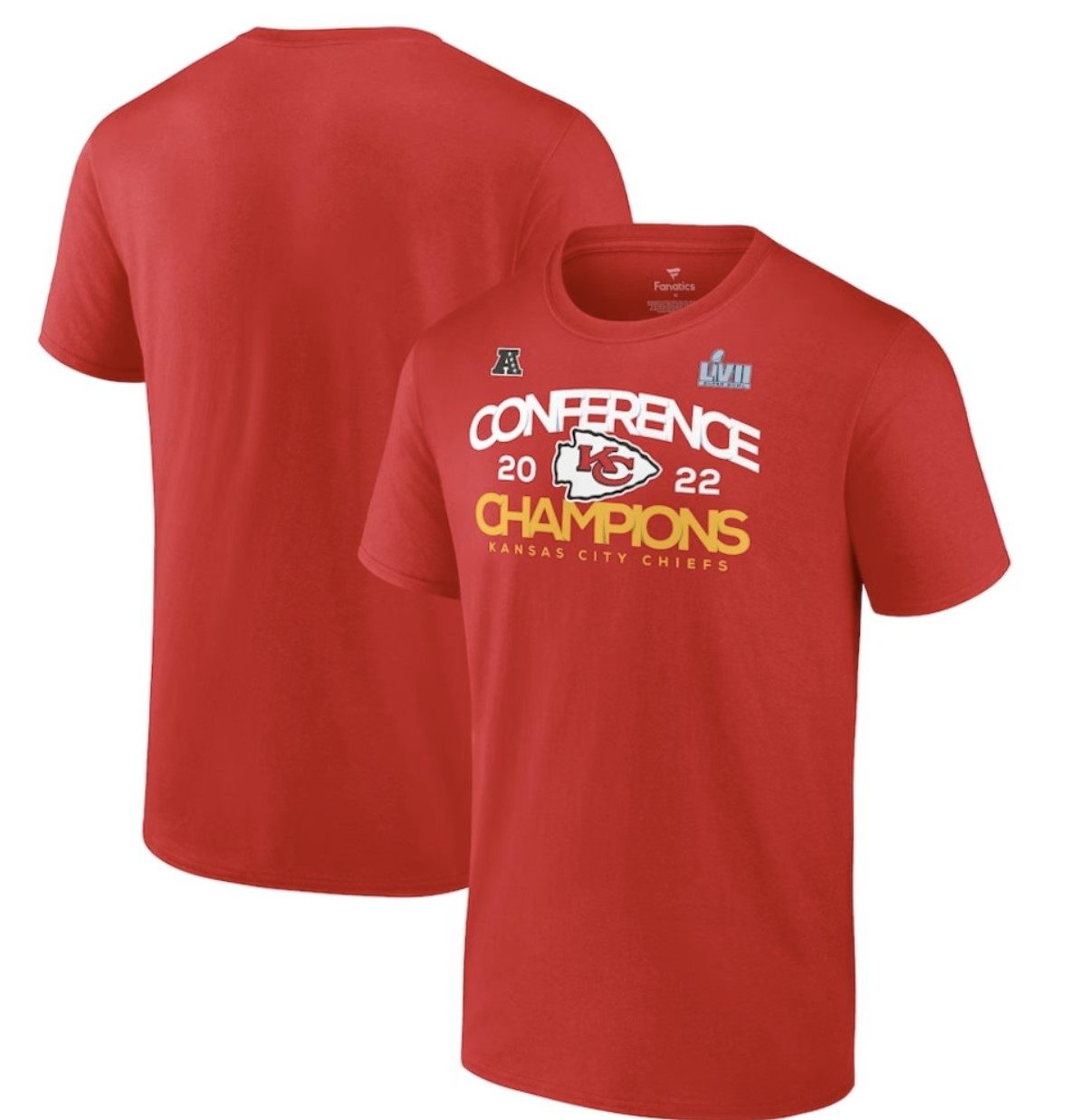 Kansas City Chiefs 2023 AFC Champions Shadow Cast Shirt ShirtsMango
