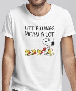 2023 Little Things Mean A Lot Snoopy T-Shirt