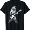 Bear Playing Bass Guitar Bear Guitarist Music Lovers Shirt