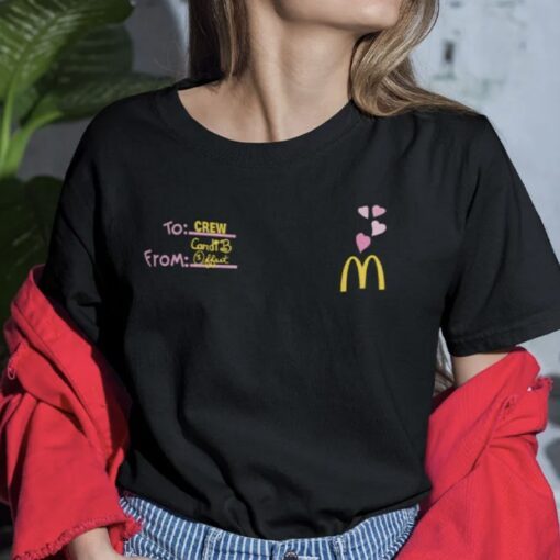 Cardi B And Offset Mcdonalds T-Shirt