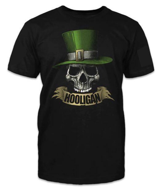 Hooligan Skull St Patrick Shirt