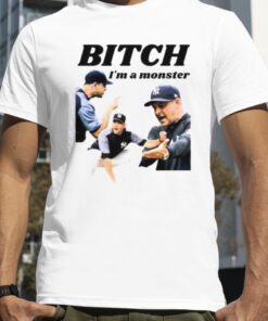 bitch I’m a monster Aaron Boone manager NY Yankees shirt