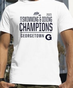 Georgetown Hoyas 2023 Big East Swimming & Diving Champions T-Shirt