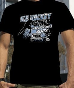2023 CIAC Ice hockey state championships t-shirt