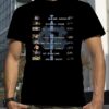2023 Carolina Tar Heels List Member Signatures T-Shirt