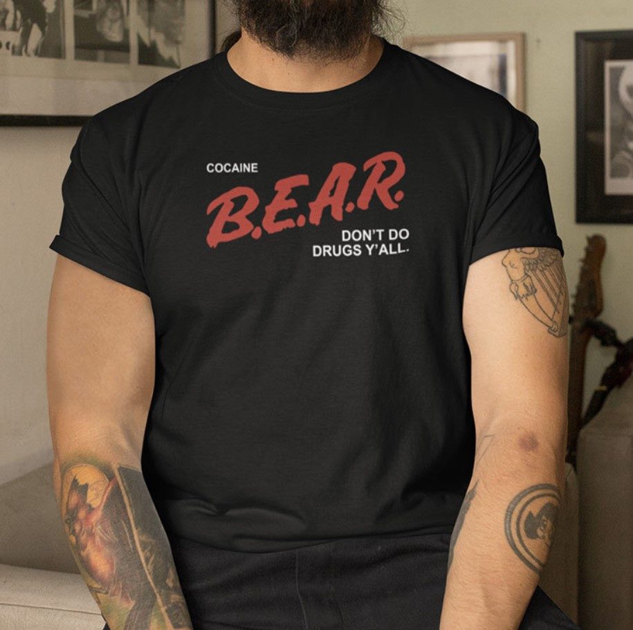 T-Shirt Cocaine Bear Don’t Do Drugs Y’all - ShirtsMango Office ️