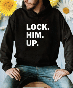 2023 Bold Lock Him Up Anti-Trump Dark Color Shirt