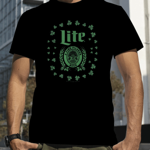 2023 Miller Lite St. Patrick's Day A Fine Pilsner Beer Distressed Shirt
