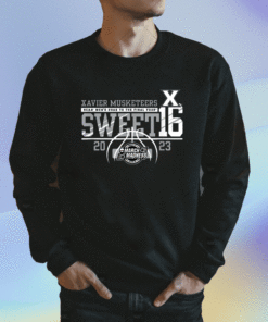 2023 Xavier Musketeers Sweet 16 Basketball Navy Shirt