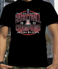 2023 Arizona Wildcats PAC 12 Conference Tournament Champions Shirts