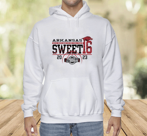 Arkansas Razorbacks Sweet 16 Basketball 2023 T-Shirt
