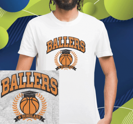 Ballers Scholars Basketball Shirt